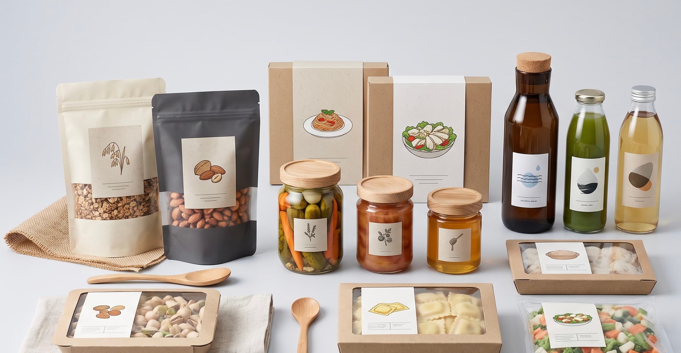 Assorted packaged snacks and confectionery bars for processed and packaged food sourcing